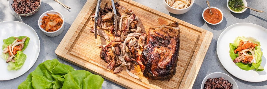 Korean-Inspired Smoked Pork Shoulder