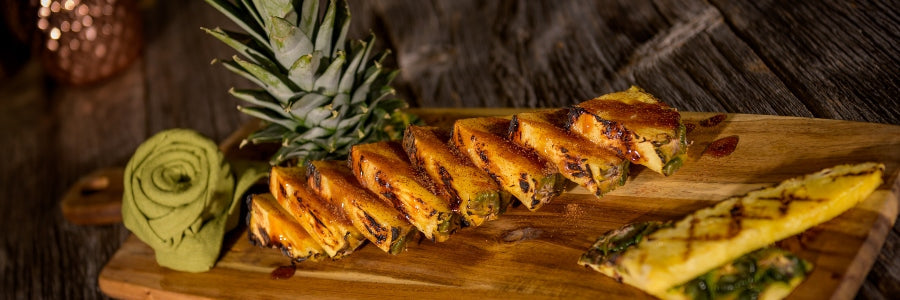 Grilled Pineapple With Maple Syrup