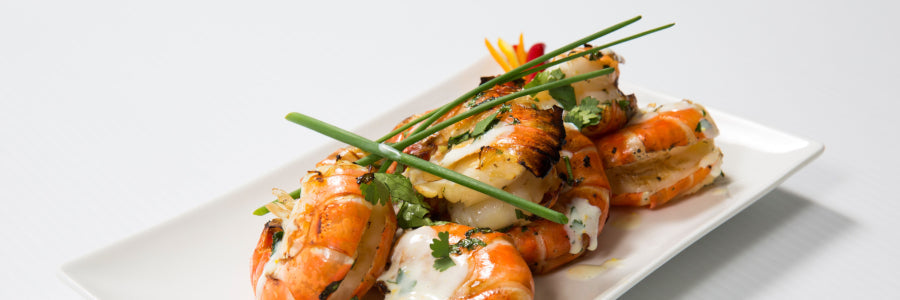 Radler Marinated Shrimp & Radler Yogurt Sauce