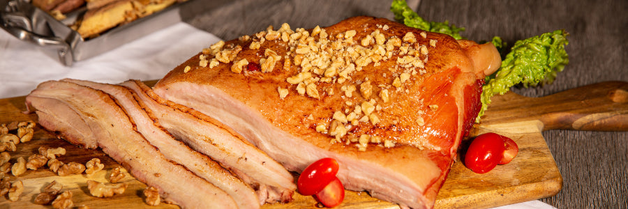 Homemade Walnut Smoked Bacon