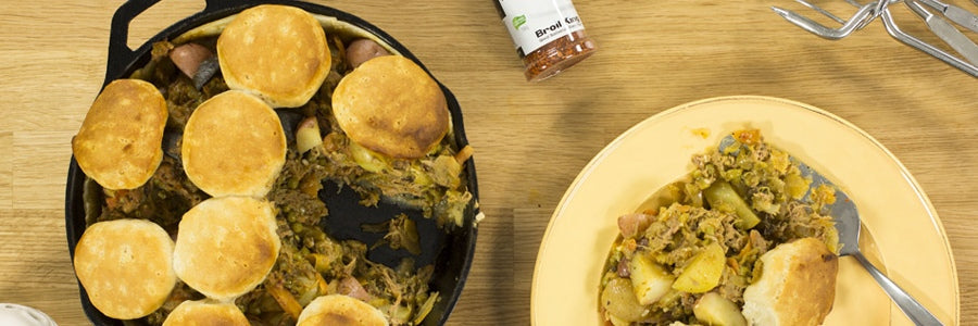 Pulled Pork Pan Pie