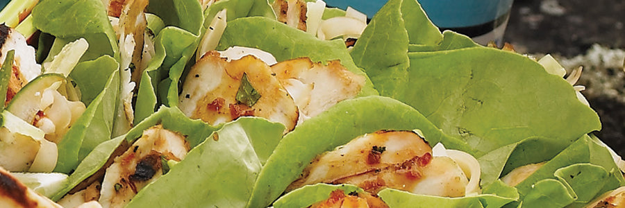 Korean Chicken Lettuce Wraps