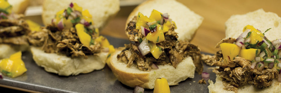 Jamaican Jerk Chicken Bob-Sliders