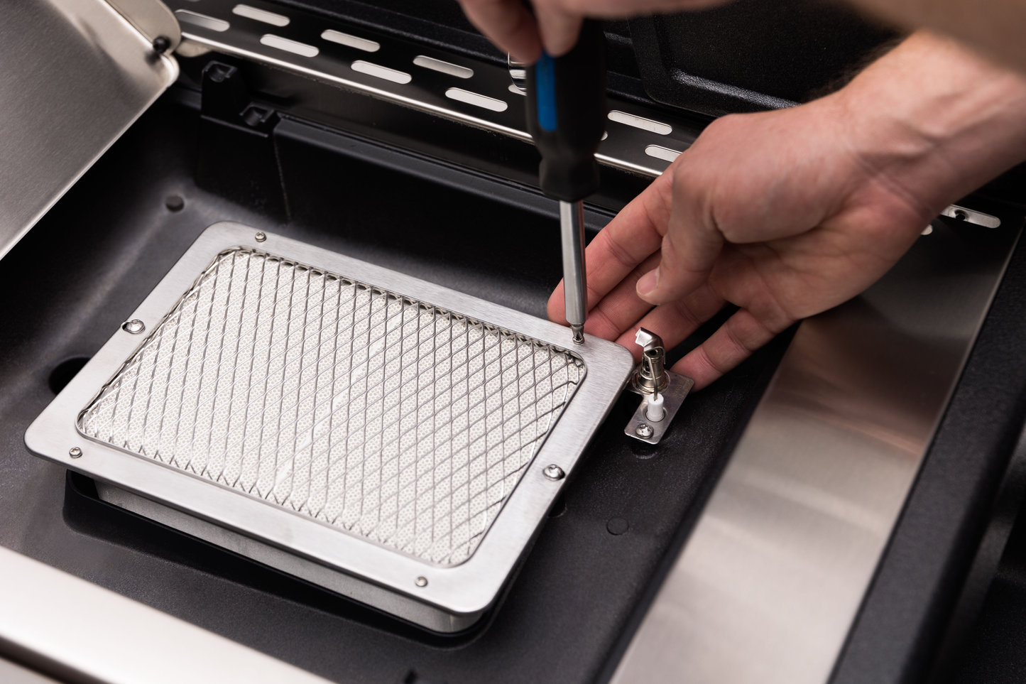 Écran de brûleur latéral infrarouge