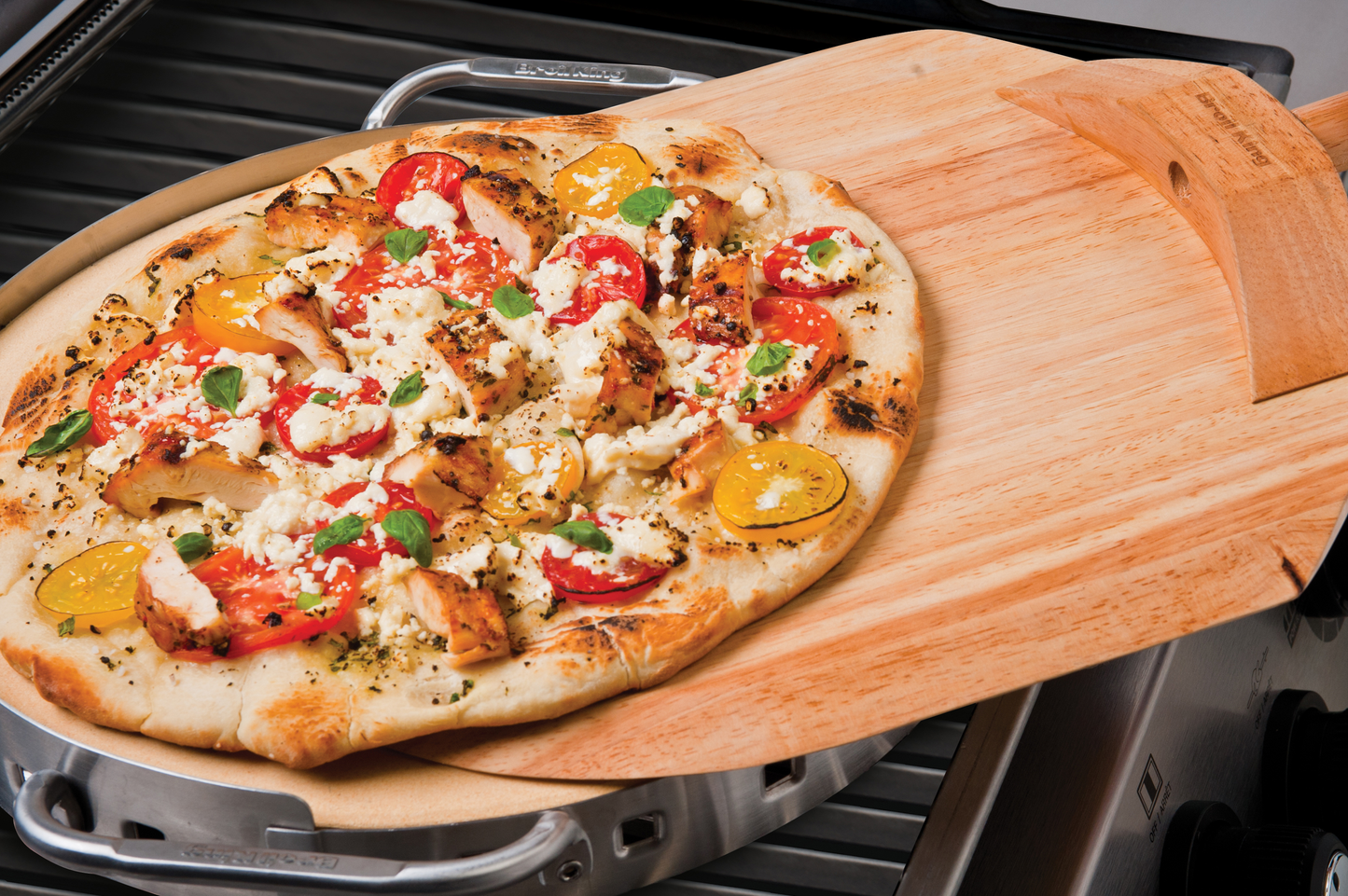 Ensemble de pierre à pizza