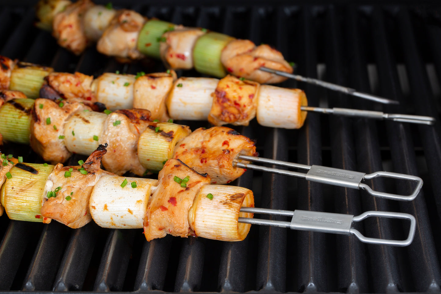 Brochettes à double broche