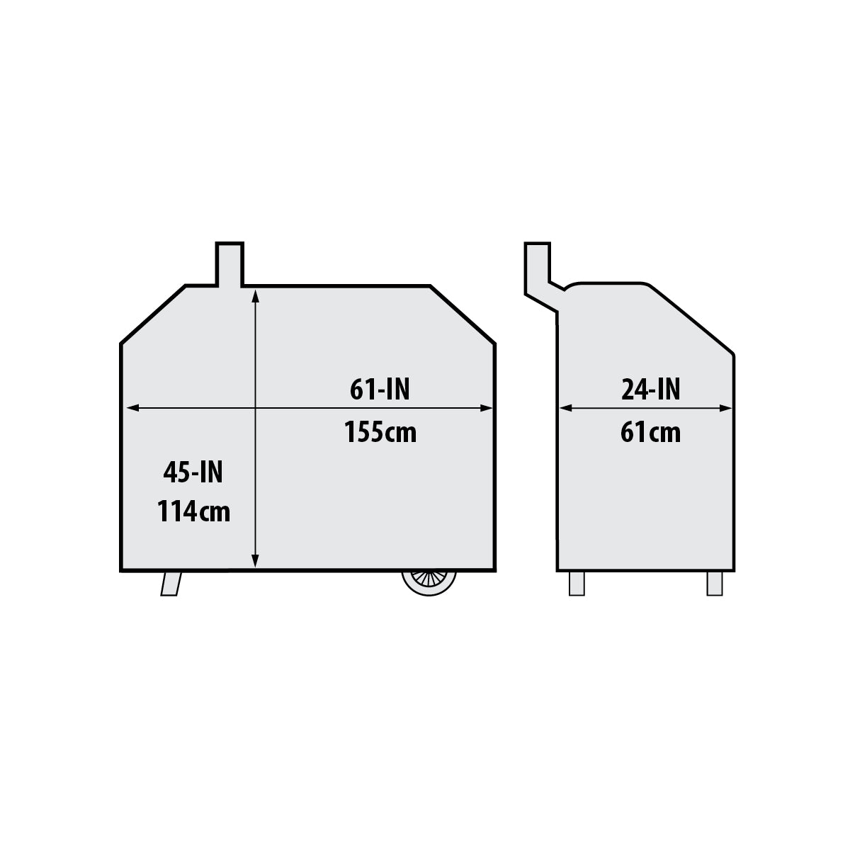 Housse de barbecue haut de gamme | Regal™ Pellet 500