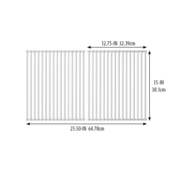 Grilles de cuisson en acier inoxydable 15" x 12,75"