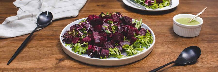 Roasted Beets With Green Goddess Dressing