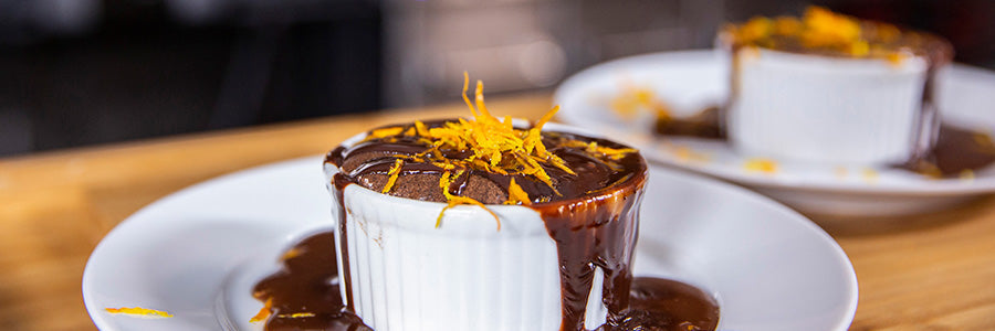 Chocolate Apricot Brandy Soufflé