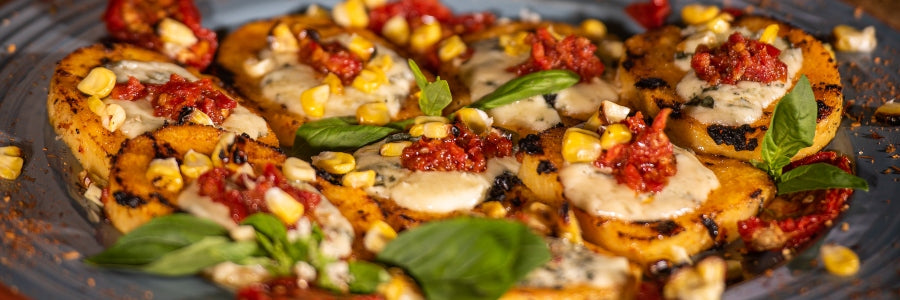 Grilled Polenta With Gorgonzola