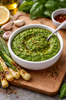Grilled Onion Pesto
