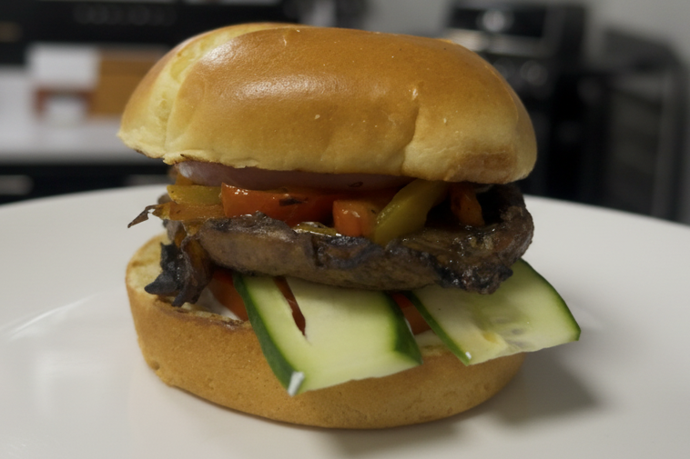 Greek Portobello Burger