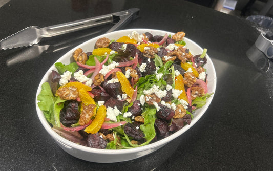 Smoked Beet and Goat Cheese Salad