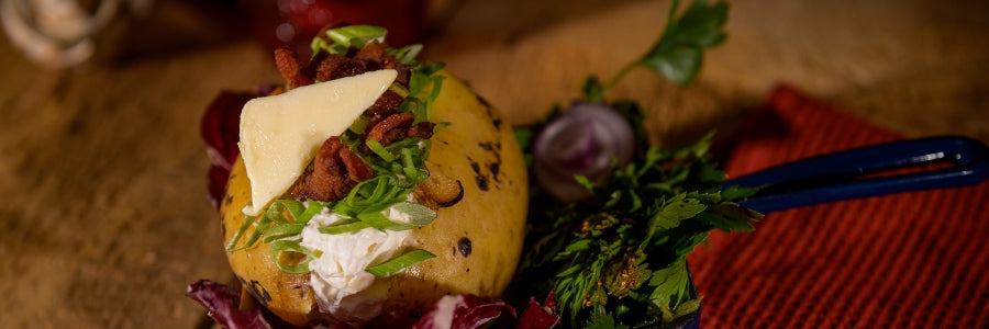 Loaded Cajun Baked Potatoes