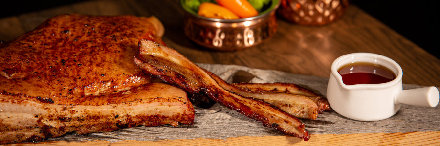 Maple Glazed Smoked Pork Belly