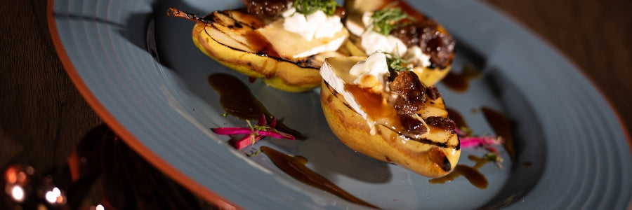 Pears With Brie Cheese Sauce