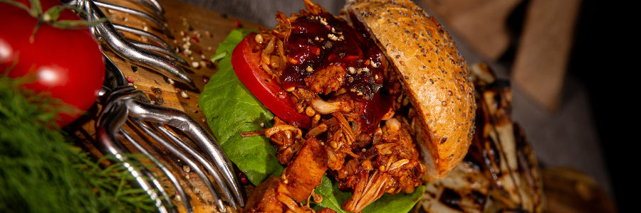 Pulled Jackfruit Sandwich