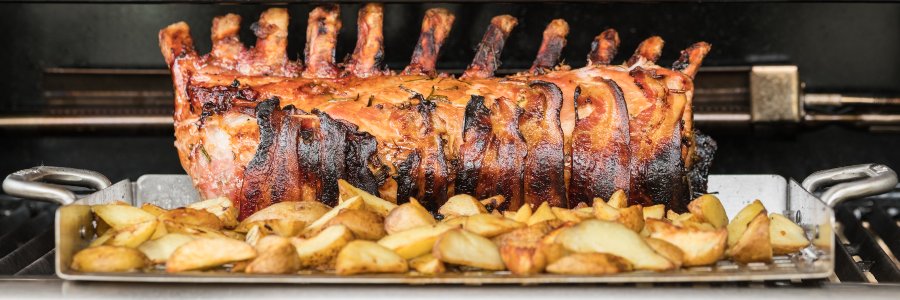 Bacon Wrapped Side Of Pork