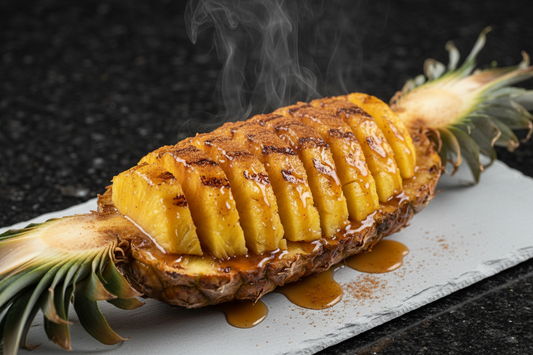 Grilled Pineapple With Maple Syrup