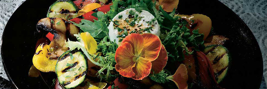 Goat Cheese & Grilled Vegetable Salad