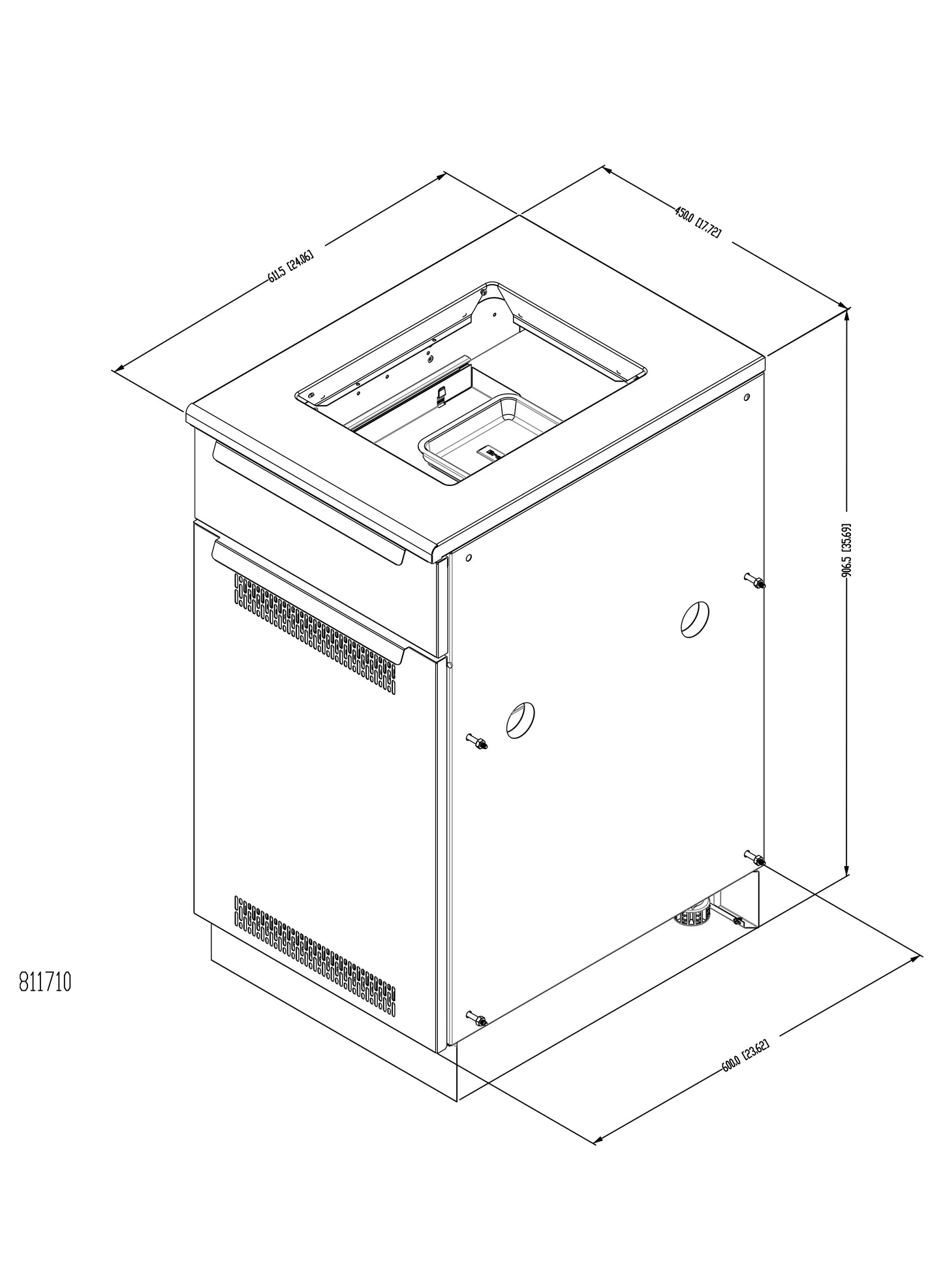 Baron Tank / Side Burner Cabinet