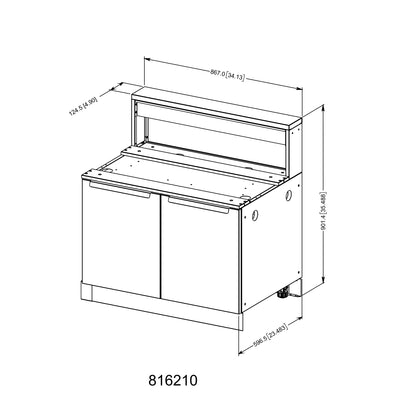 Baron Cabinet - 5 Burner