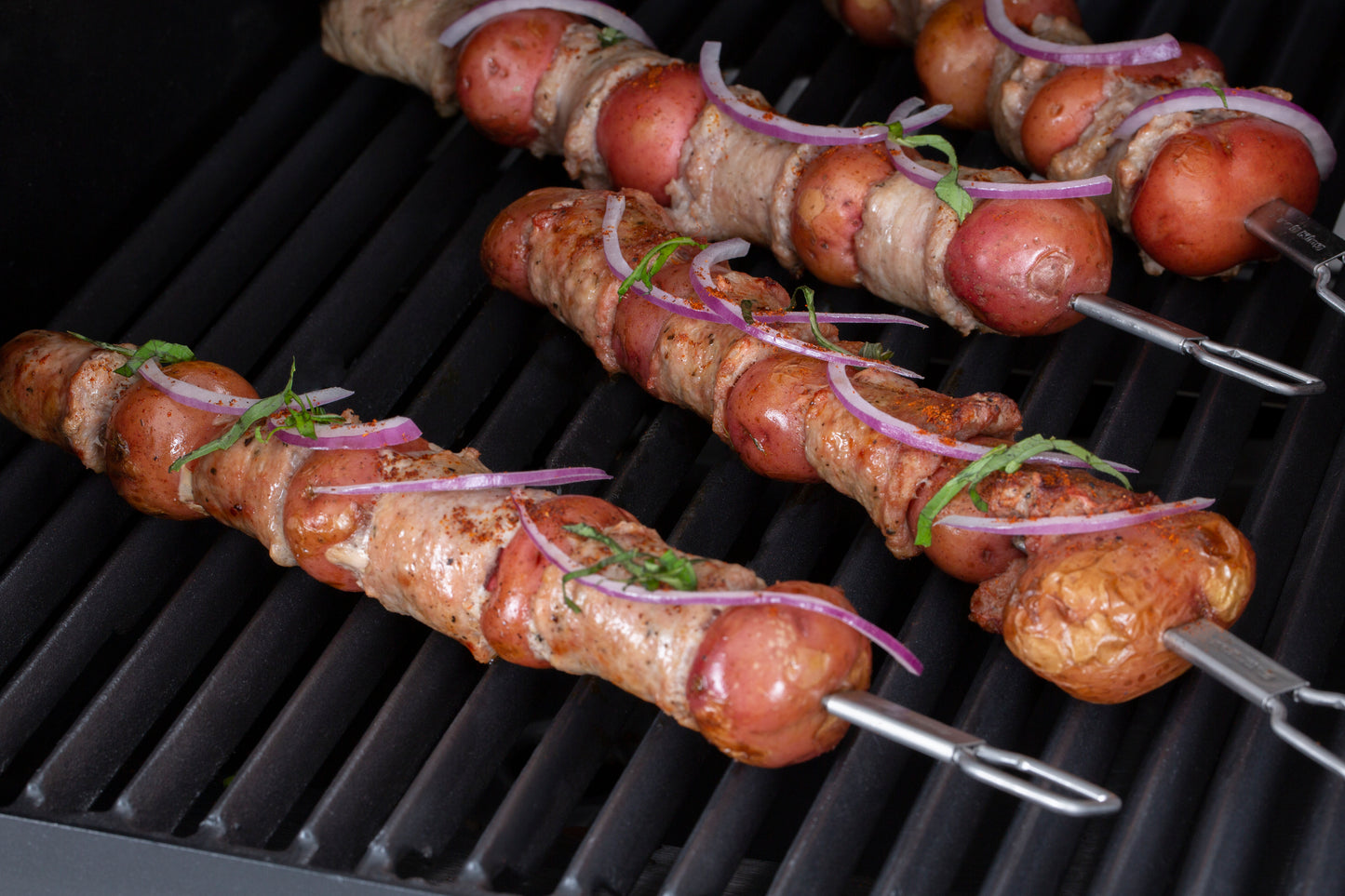 Brochettes à double broche