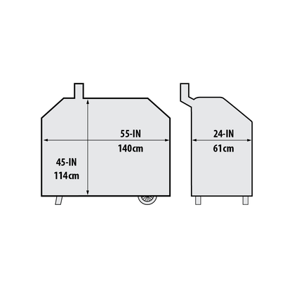 Housse de barbecue haut de gamme | Regal™ Pellet 400