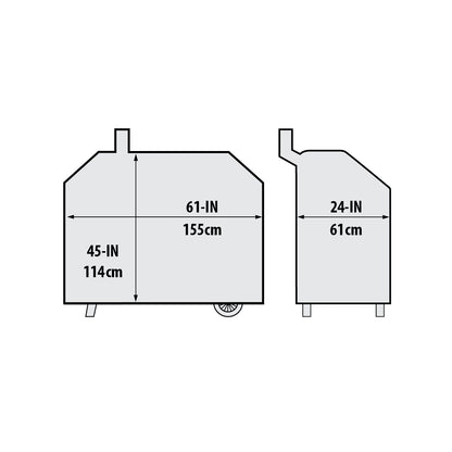 Housse de barbecue haut de gamme | Regal™ Pellet 500