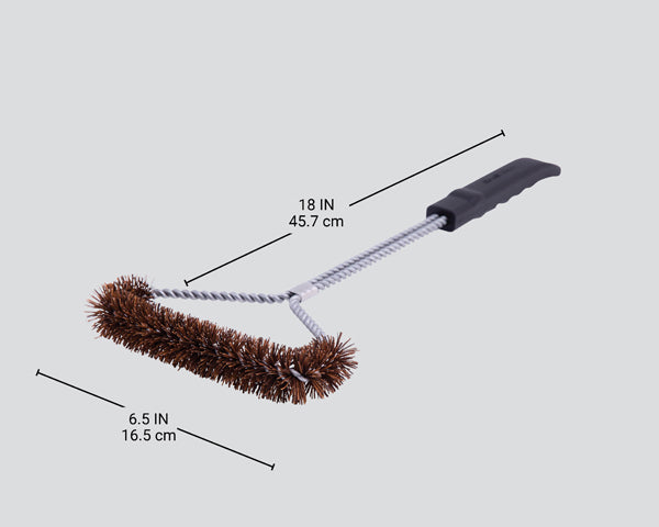 Tri-head Palmyra Grill Brush