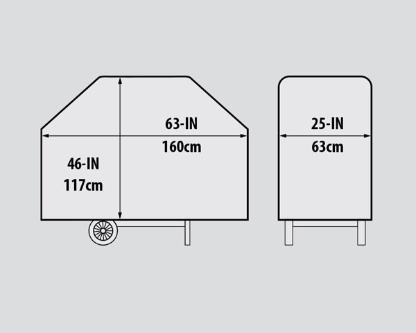 HOUSSE EN PVC DE POLYESTER DE PREMIÈRE QUALITÉ 63 PO