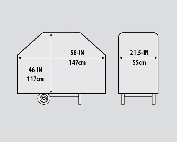 58" Premium Pvc Polyester Cover