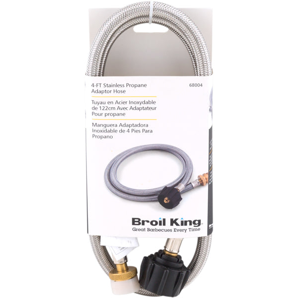 Braided Stainless 4-ft Adapter Hose