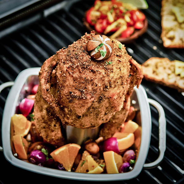 RÔTISSOIR À POULET AVEC POÊLE